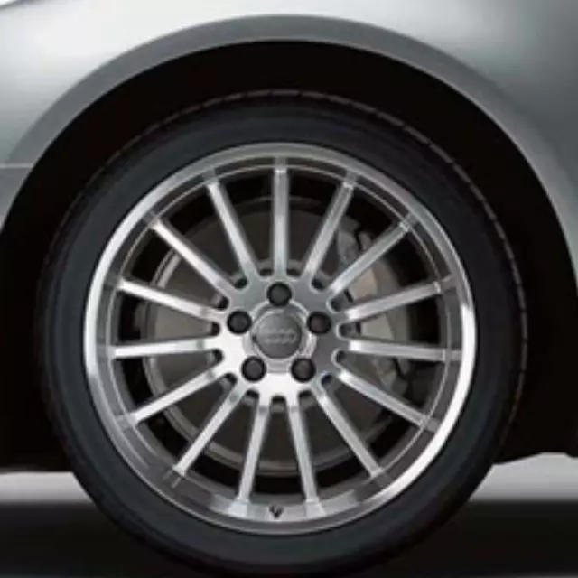 8T00714991ZL - : 19in 15-Spoke Alloy Wheel, Bright Aluminum for Audi: A5 Quattro, S5 Image
