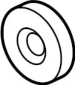 3812010V00 - Universals &amp; Rear Axle: Rear Bearing for Infiniti Image