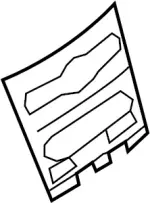 682601BA3A - Body: Radio Panel for INFINITI: EX35 Image