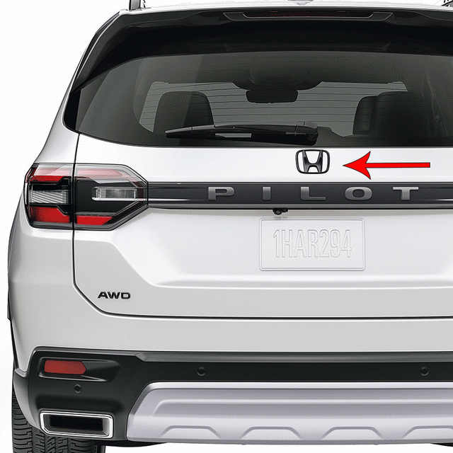 2023-2025 Honda Pilot - Gloss Black Rear H Mark - Honda (08F20-T90-100)
