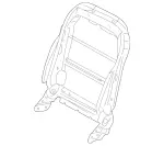1639101434 - : Backrest Frame for Mercedes-Benz: ML320, ML430 Image