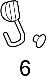 17571ZH00A - : Fuel Cap Retainer for Infiniti Image