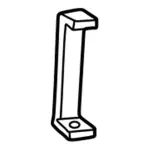 F8UZ19C897AA - HVAC: Housing Bracket for Ford: E-150, E-150 Club Wagon, E-150 Econoline, E-150 Econoline Club Wagon, E-250, E-250 Econoline, E-350 Club Wagon, E-350 Econoline, E-350 Econoline Club Wagon, E-350 Super Duty, E-450 Econoline Super Duty, E-450 Super Duty, Econoline Super Duty Image