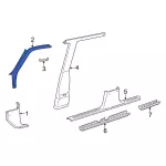 F87Z7803599AAB - Body: Pillar Trim for Ford: Explorer Image