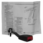 CJ5Z7860044BA - Electrical: Inner Buckle for Ford Image