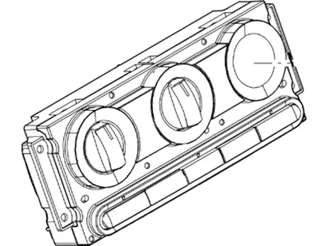 8T4Z19980C - Body: Heater Control for Ford: Edge Image
