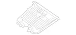 16782104007H52 - Body: Center Cover for Mercedes-Benz Image