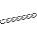 XL3Z1520878CPTM - Body: Body Side Molding for Ford: F-150, F-150 Heritage, F-250 Image