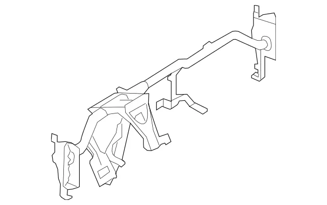 2166201486 - Cowl, Front Panel: Carrier for Mercedes-Benz: CL550, CL600, CL63 AMG, CL65 AMG Image image