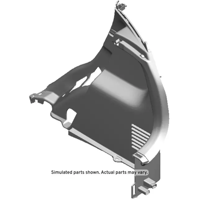 42504865 - : Jet Black Passenger Side Quarter Lower Rear Trim Panel for Chevrolet: Spark Image