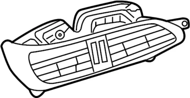 687505DF0A - Body: Air Vent Grille for INFINITI: QX30 Image