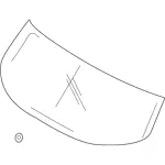 DM5Z5842006A - Body: Lift Gate Glass for FORD Image
