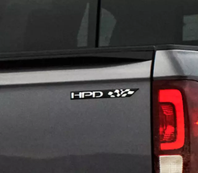 8F20T6Z100B - : 2020-2023 Honda Ridgeline - Gloss Black Hpd Emblem for Honda: Ridgeline Image