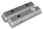 241134 - : Holley Valve Covers - Muscle Series - Finned - SBC - Natural for Holley Image