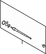 48635AA000 - : Rack And Pinion Inner Tie Rod Lock Washer for INFINITI: M45, Q45 Image