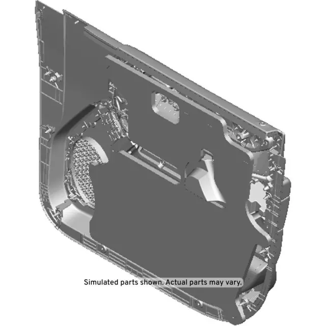 85014812 - Body: Door Trim Panel for Chevrolet: Silverado 1500, Silverado 1500 LTD Image