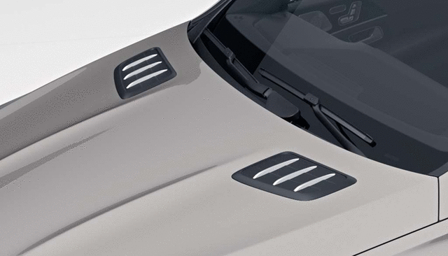 1678804004 - Exterior: Hood Fin For Bonnet for Mercedes-Benz: GLE400, GLE43 AMG, GLE63 AMG, GLE63 AMG S Image