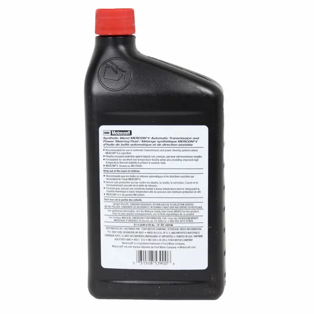 XT5QSM - : Mercon V Automatic Transmission &amp; Power Steering Fluid for Ford Image
