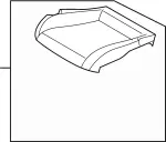 87350AC814 - : Seat Cushion Foam for INFINITI: G35 Image