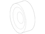 6422002370 - Cooling System: Idler Pulley for Mercedes-Benz Image