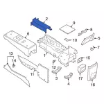 LB5Z78047A18AB - Body: Front Bracket for Ford: Police Interceptor Utility Image