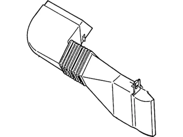 F5TZ9C675A - Engine: Duct for Ford: F-250, F-250 HD, F-350, F-Super Duty Image