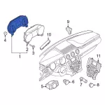JR3Z10849AB - : Instrument Cluster for Ford: Mustang Image