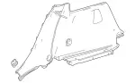 15669052009E07 - Body: Lower Quarter Trim for Mercedes-Benz Image