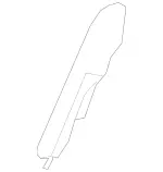 21292017307H23 - Body: Bolster Pad for Mercedes-Benz Image