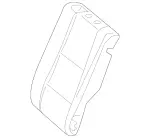 2139207901 - Rear Seat: Padding, Rr Seat Backrest for Mercedes-Benz Image