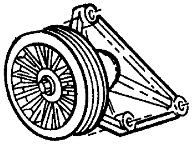 YS224 - Belts &amp; Cooling: Accessory Drive Belt Idler Pulley for Ford: E-350 Econoline, E-350 Econoline Club Wagon, Econoline Super Duty, F-250, F-250 HD, F-350, F-Super Duty Image