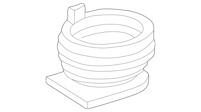 1191410167 - Engine: Air Duct for Mercedes-Benz Image