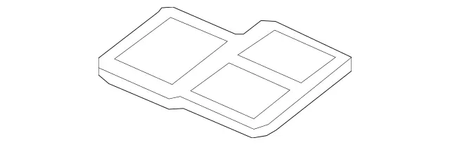 2478309700 - Heating and Ventilation: Seal, Air Duct for Mercedes-Benz: 180A, 180b, 220a, A220, A35 AMG, CLA250, CLA35 AMG, CLA45 AMG, CLA45 AMG S, EQB 250+, EQB 300, EQB 350, GLA250, GLA35 AMG, GLA45 AMG, GLB250, GLB35 AMG Image image