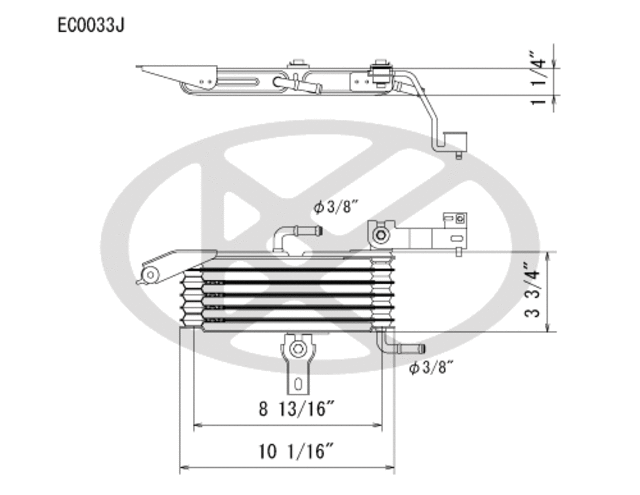 EC0033 - : Koyorad Automatic Transmission Oil Cooler for Koyo Image