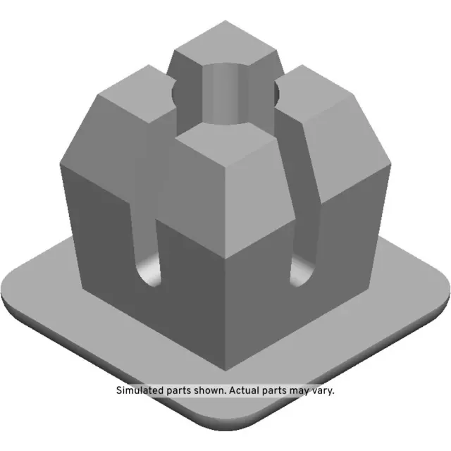 11601974 - : Front Side Door Window Belt Reveal Molding Nut for Chevrolet: Corvette Image