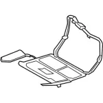 KU5Z96603A99A - Body: Support for Lincoln: Nautilus Image