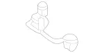 20381001127D43 - Body: Support Bracket for Mercedes-Benz Image