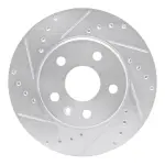 63145014L - : DFC Brake Rotor - Drilled and Slotted - Silver for DYNAMIC FRICTION Image
