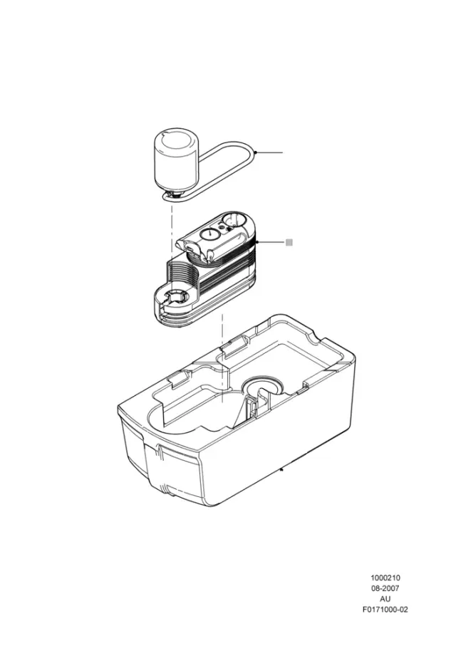 AG1Z19L523A - Body: Tire Repair Kit for Ford Image