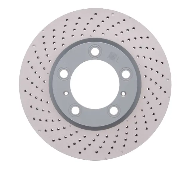 92002069D - Brakes &amp; Brake Parts: DFC Hi-Carbon Alloy Rotor - Drilled for DYNAMIC FRICTION Image
