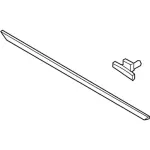 GD9Z5425557AF - Body: Side Molding for Lincoln: Continental Image