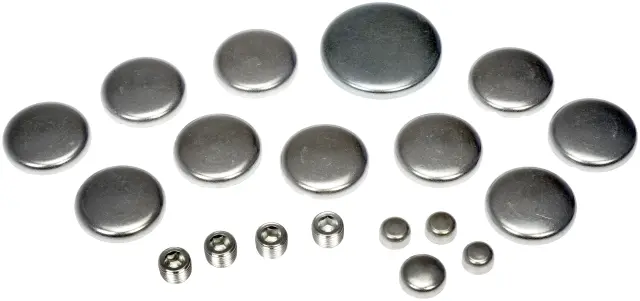 557009 - Engine: Ford Steel Expansion Plug Kit, 15 Expansion Plugs, 4 Pipe Plugs for Dorman Image