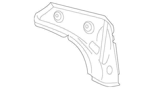 2096370222 - Body: Rear Pillar for Mercedes-Benz Image