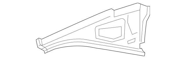 2116262852 - Cowl, Front Panel: Longitudinal Member for Mercedes-Benz: CLS500, CLS55 AMG, CLS550, CLS63 AMG, E320, E500, E55 AMG Image image
