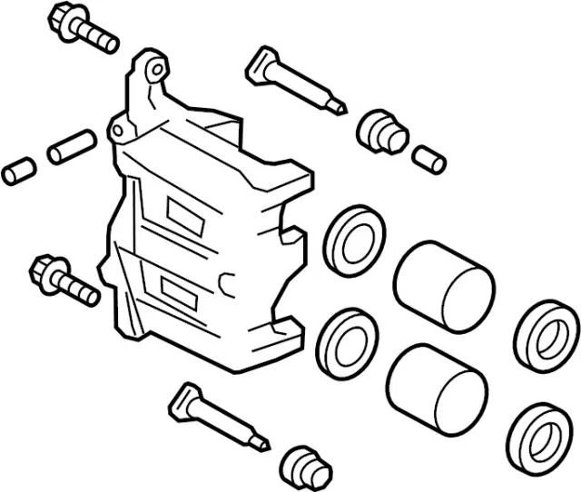 410114CU0A - Brakes: Caliper for INFINITI: Q50, Q60, QX50 Image