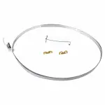 TPMS9 - Electrical: Motorcraft™ Tire Pressure Monitoring System (TPMS) Sensor Mounting Band for Ford: Edge, Expedition, Explorer, Explorer Sport Trac, F-150, F-250 Super Duty, F-350 Super Duty, F-450 Super Duty, Flex, Mustang, Taurus, Taurus X | Lincoln: Mark LT, MKS, MKX, MKZ, Navigator | Mercury: Milan, Mountaineer, Sable Image