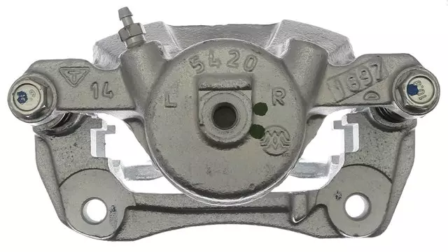 19361216 - : Front Driver Side Disc Brake Caliper Assembly (Friction Ready Coated), Remanufactured for GM Image