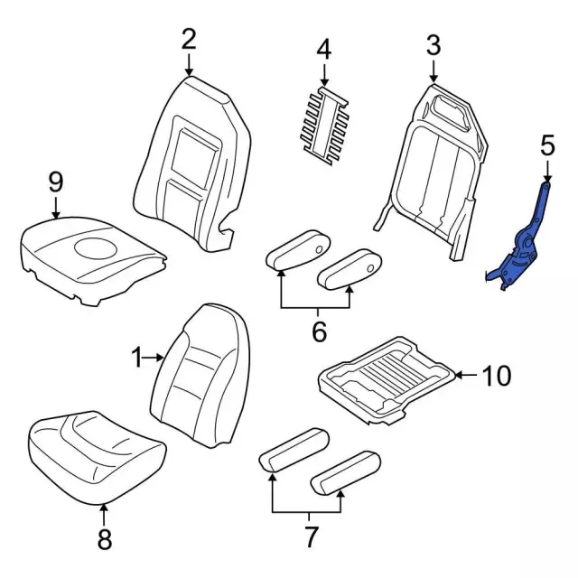 Adjuster Assembly - Ford (6C2Z-1562649-A)