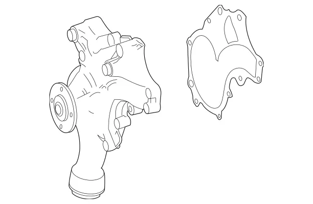 1562000601 - : Water Pump for Mercedes-Benz Image