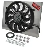 16828 - : Powerpack - High Output Single 17" Electric RAD Fan/Aluminum Shroud Kit for Derale Image